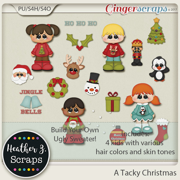 A Tacky Christmas BYO SWEATER by Heather Z Scraps