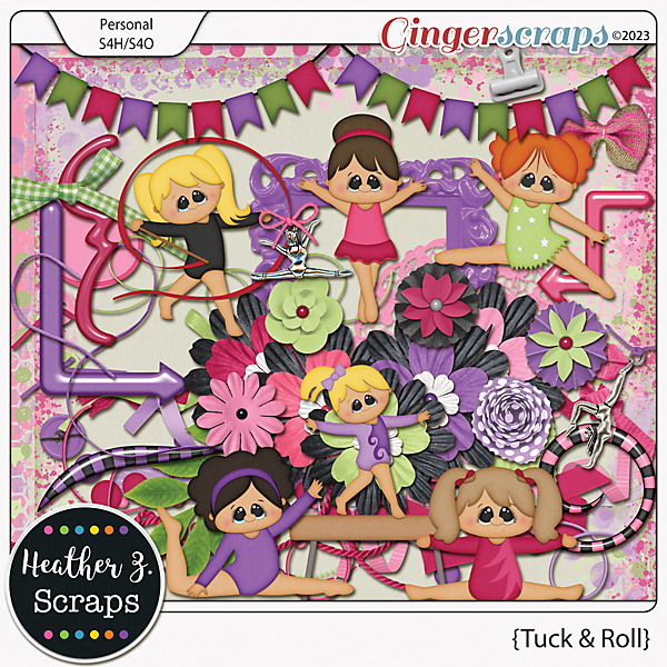 Tuck & Roll ELEMENTS by Heather Z Scraps