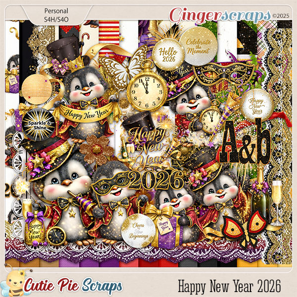 Happy New Year 2026 Page Kit