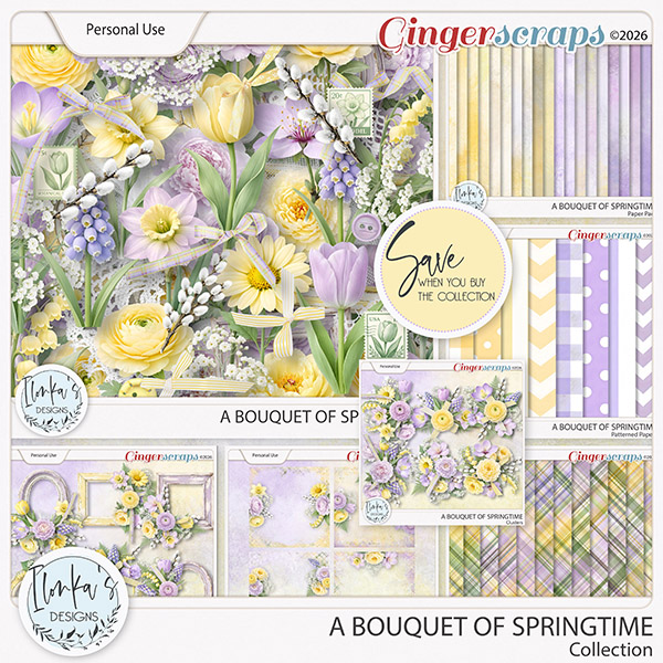 A Bouquet Of Springtime Collection by Ilonka's Designs 