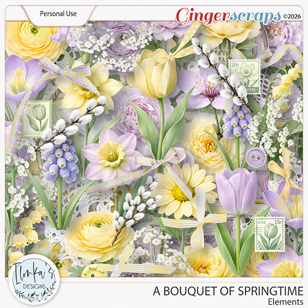 A Bouquet Of Springtime Elements by Ilonka's Designs