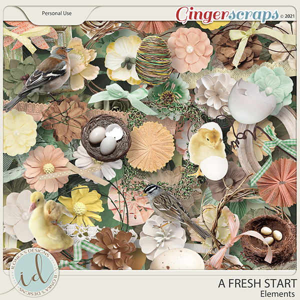 A Fresh Start Elements by Ilonka's Designs