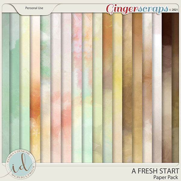 A Fresh Start Paper Pack by Ilonka's Designs