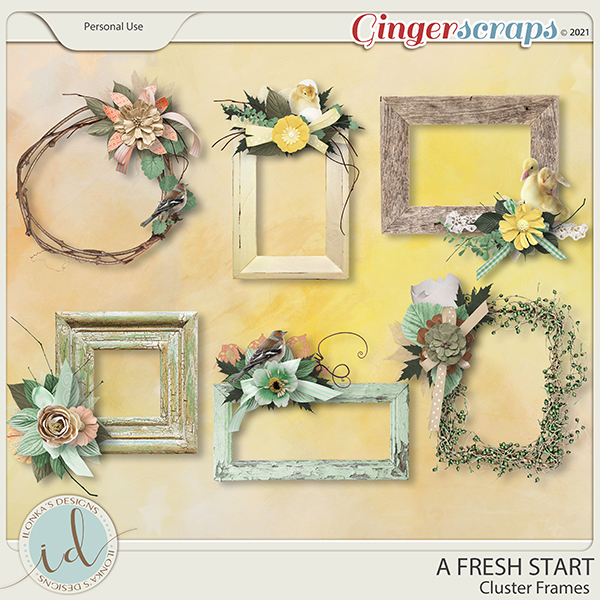 A Fresh Start Cluster Frames by Ilonka's Designs