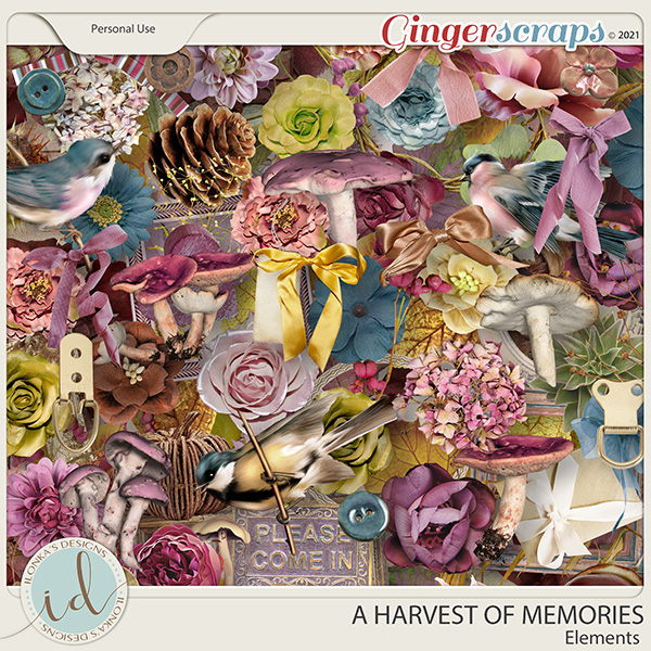 A Harvest Of Memories Elements by Ilonka's Designs