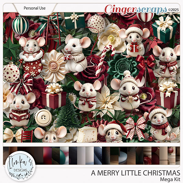 A Merry Little Christmas Mega Kit by Ilonka's Designs
