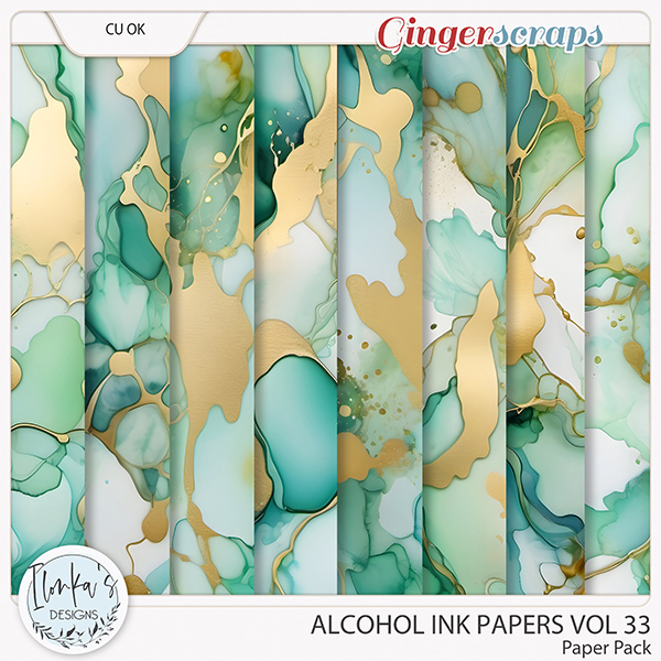 CU Alcohol Ink Papers Vol 33 by Ilonka's Designs
