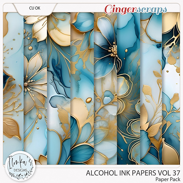 CU Alcohol Ink Papers Vol 37 by Ilonka's Designs