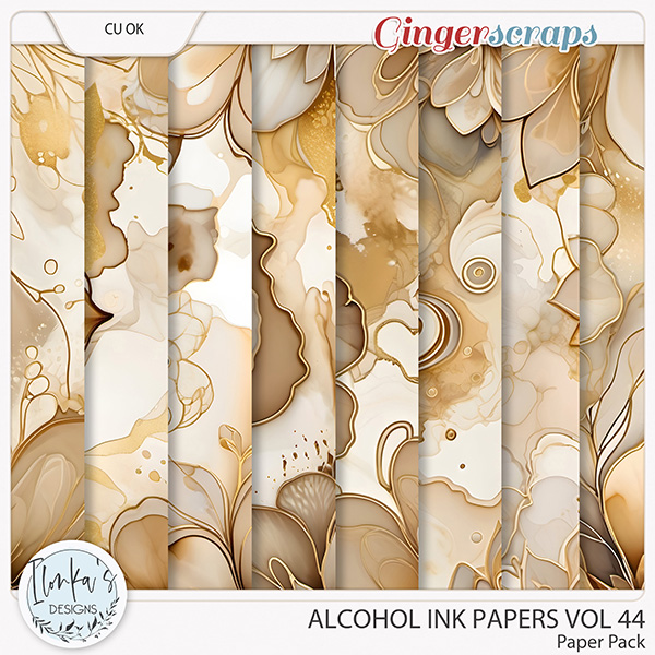 CU Alcohol Ink Papers Vol 44 by Ilonka's Designs 