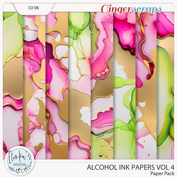 CU Alcohol Ink Papers Vol 4 by Ilonka's Designs