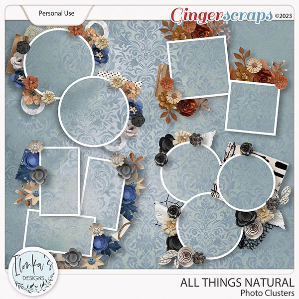 All Things Natural Photo Clusters by Ilonka's Designs 