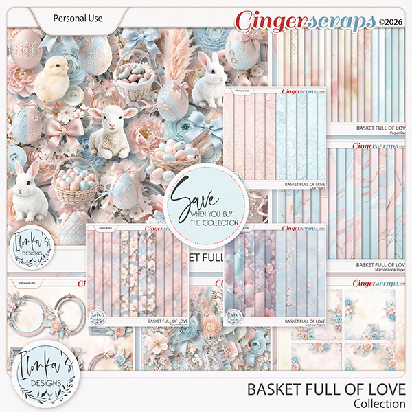 Basket Full Of Love Collection by Ilonka's Designs
