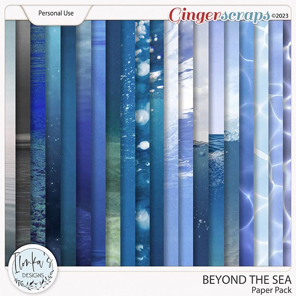Beyond The Sea Paper Pack by Ilonka's Designs 