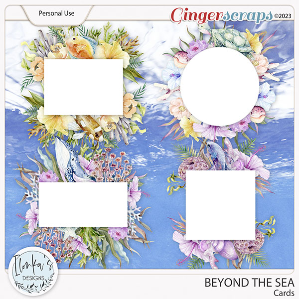 Beyond The Sea Cards by Ilonka's Designs 