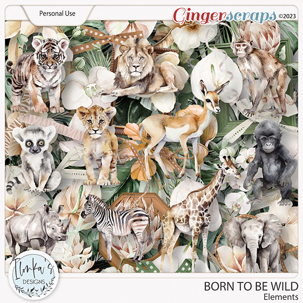 Born To Be Wild Elements by Ilonka's Designs
