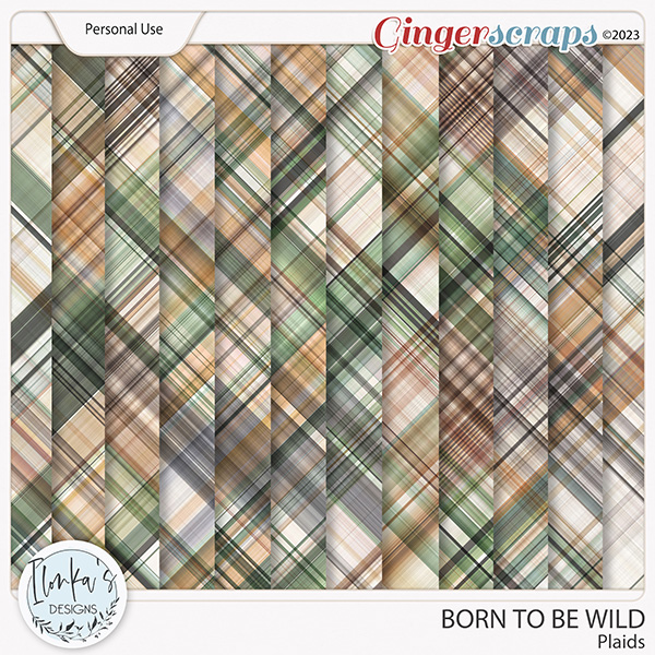 Born To Be Wild Plaids by Ilonka's Designs