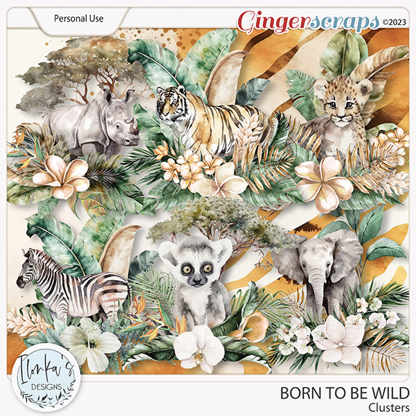 Born To Be Wild Clusters by Ilonka's Designs
