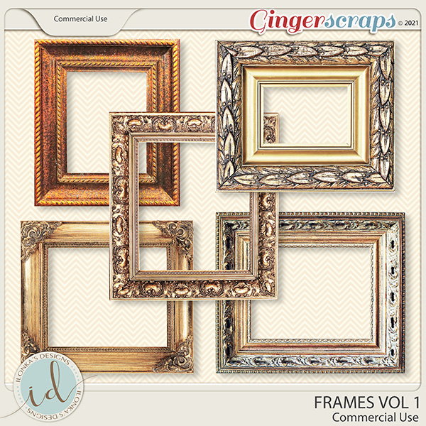 CU Frames Vol 1 by Ilonka's Designs