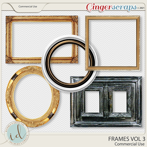 CU Frames Vol 3 by Ilonka's Designs