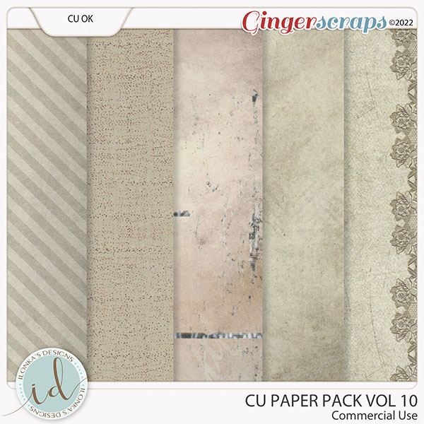 CU Paper Pack Vol 10 by Ilonka's Designs 