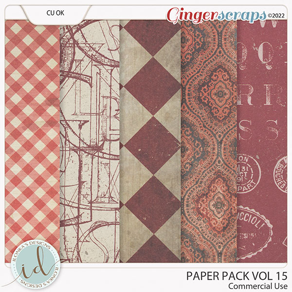 CU Paper Pack Vol 15 by Ilonka's Designs