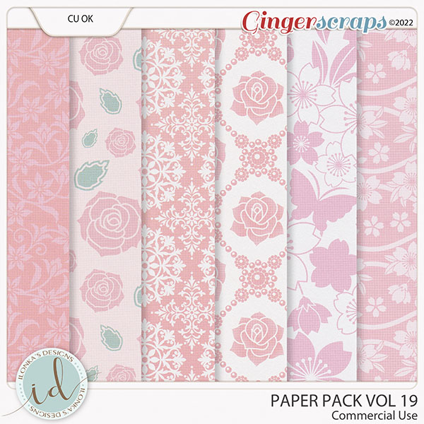CU Paper Pack Vol 19 by Ilonka's Designs 