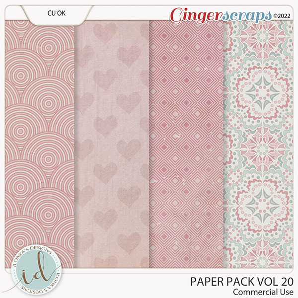 CU Paper Pack Vol 20 by Ilonka's Designs