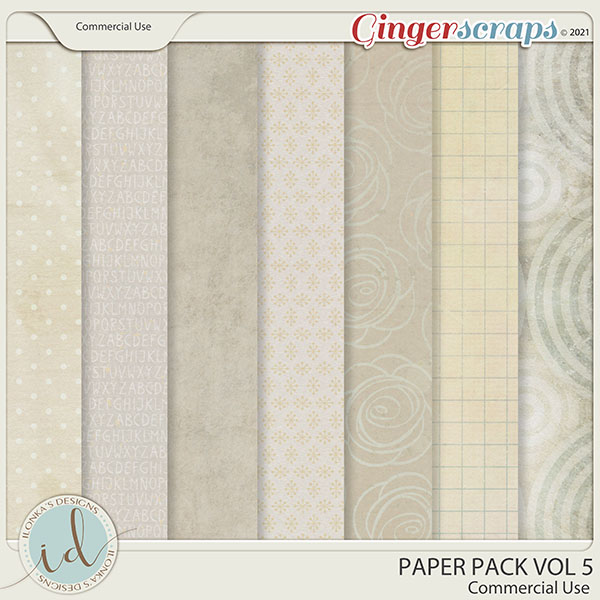 CU Paper Pack Vol 5 by Ilonka's Designs