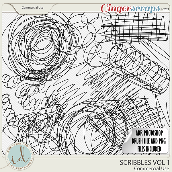 CU Scribbles Vol 1 by Ilonka's Designs