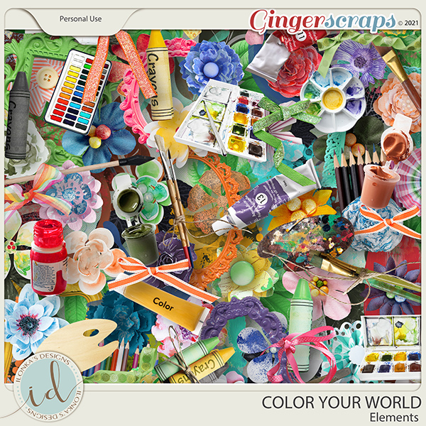 Color Your World Elements by Ilonka's Designs