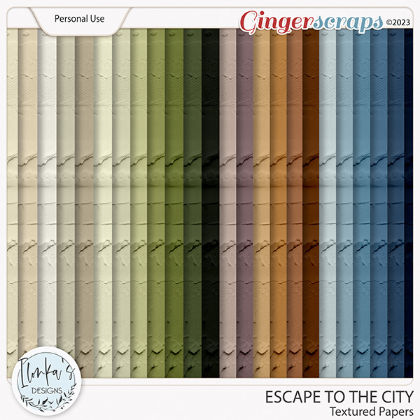 Escape To The City Textured Papers by Ilonka's Designs