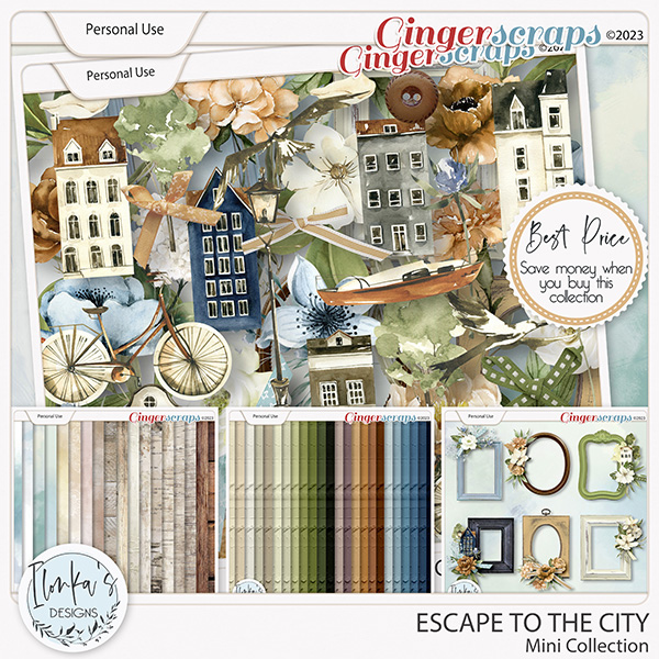 Escape To The City Mini Collection by Ilonka's Designs