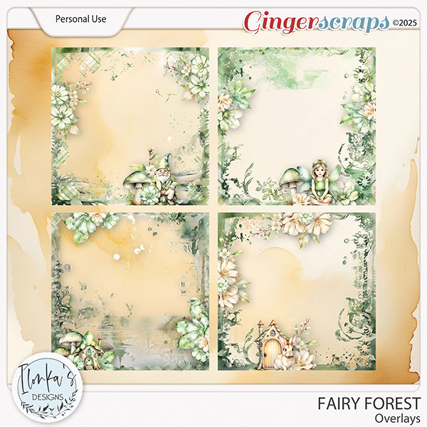Fairy Forest Overlays by Ilonka's Designs