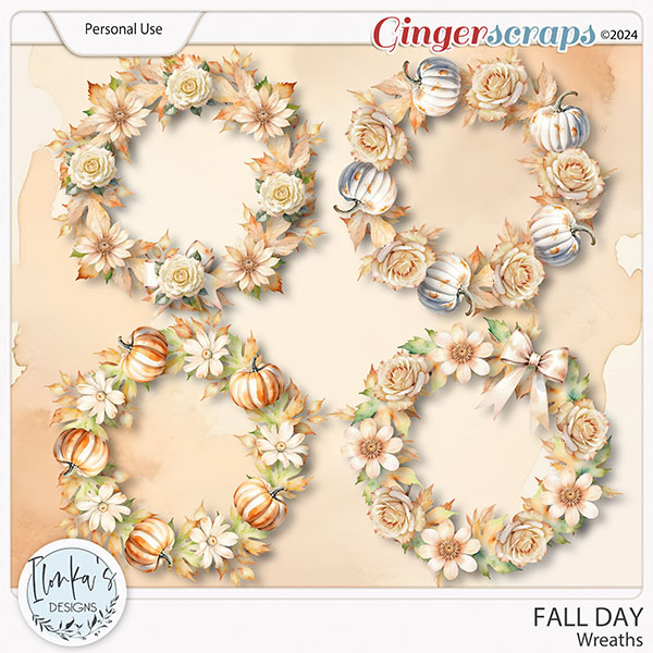 Fall Day Wreaths by Ilonka's Designs 