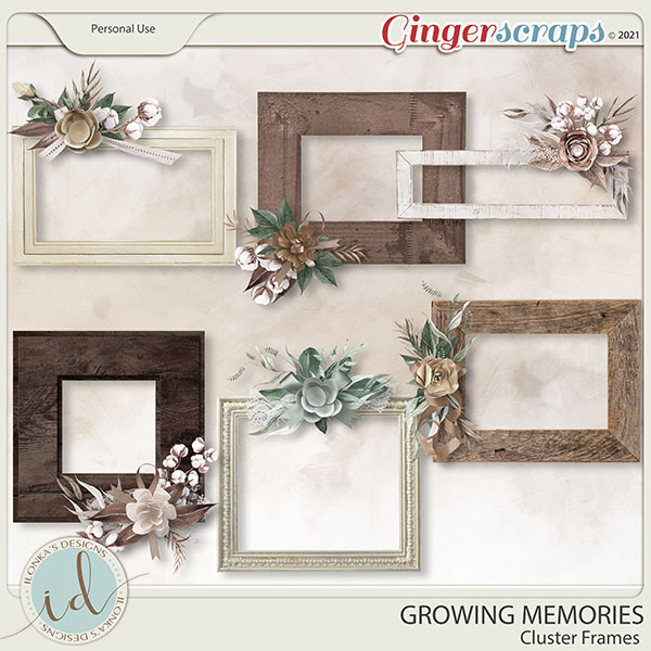 Growing Memories Cluster Frames by Ilonka's Designs