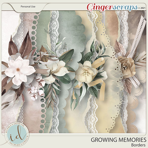 Growing Memories Borders by Ilonka's Designs