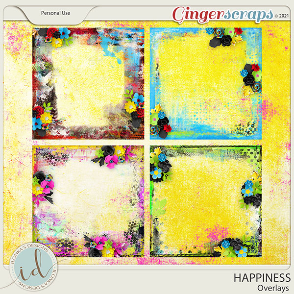 Happiness Overlays by Ilonka's Designs