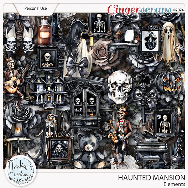 Haunted Mansion Elements by Ilonka's Designs 