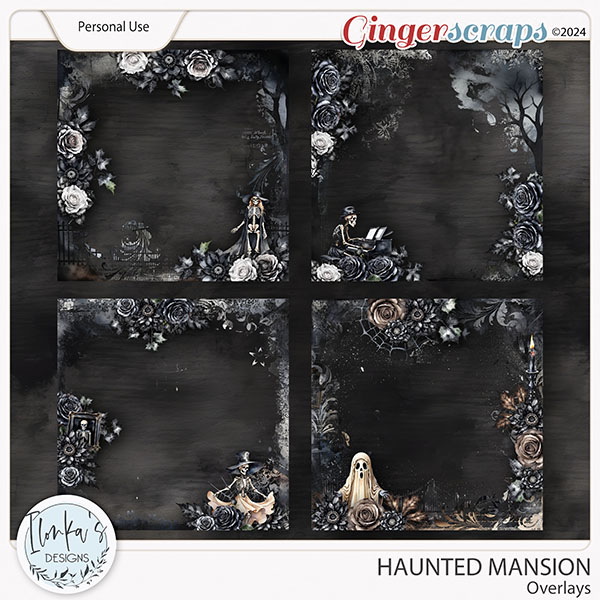 Haunted Mansion Overlays by Ilonka's Designs