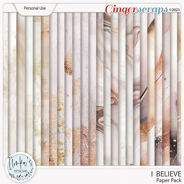 I Believe Paper Pack by Ilonka's Designs 