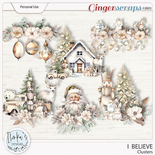 I Believe Clusters by Ilonka's Designs 