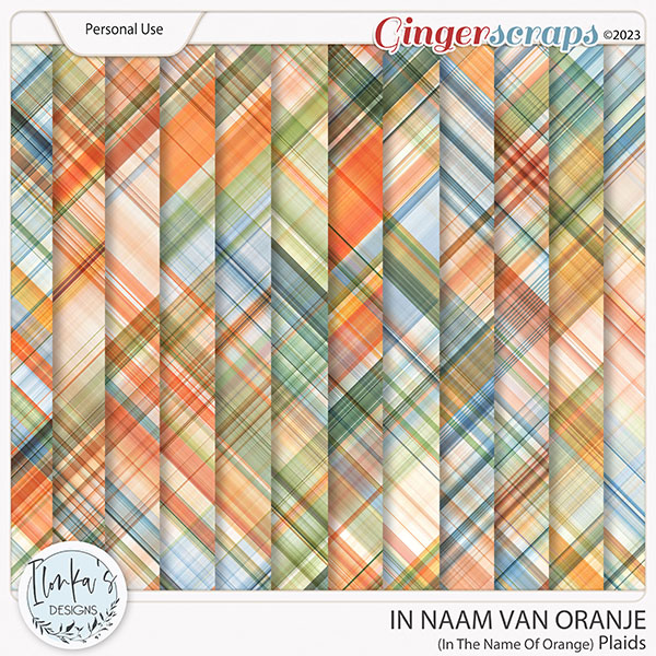In Naam Van Oranje Plaids by Ilonka's Designs 