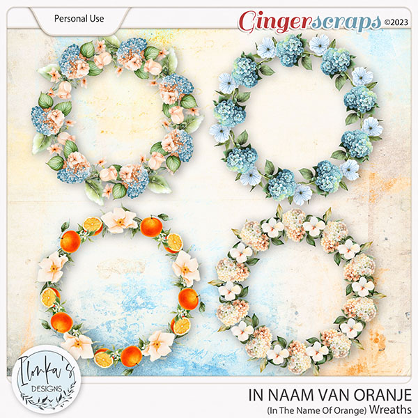 In Naam Van Oranje Wreaths by Ilonka's Designs 