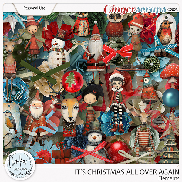 It's Christmas All Over Again Elements by Ilonka's Designs