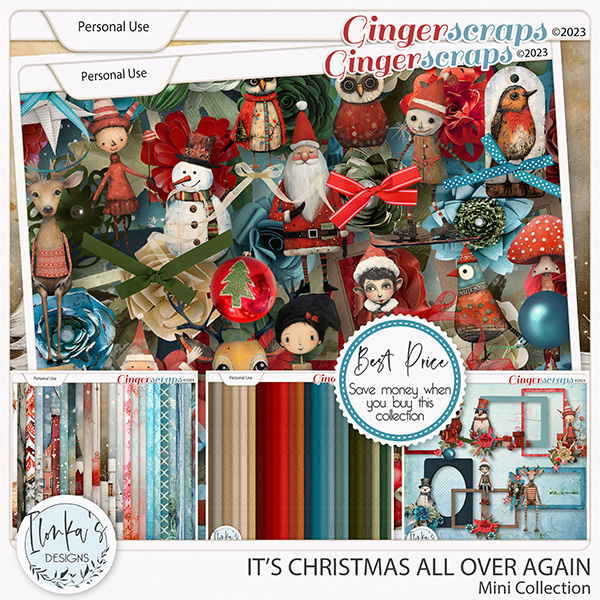 It's Christmas All Over Again Mini Collection by Ilonka's Designs 