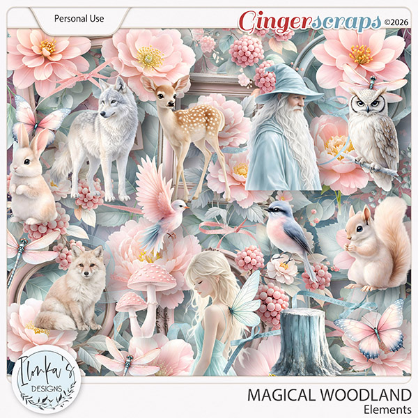 Magical Woodland Elements by Ilonka's Designs