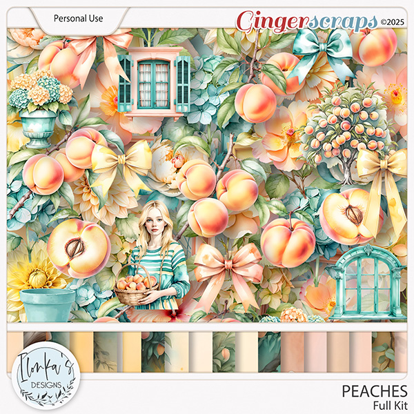 Peaches Full Kit by Ilonka's Designs