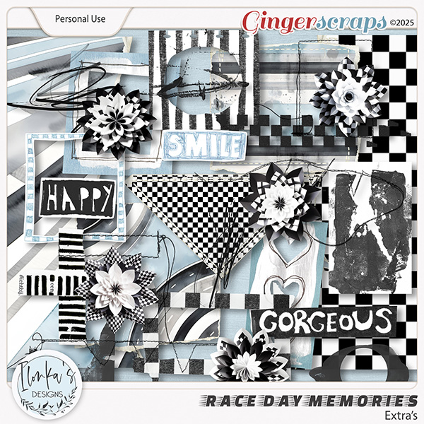 Race Day Memories Extra's by Ilonka's Designs