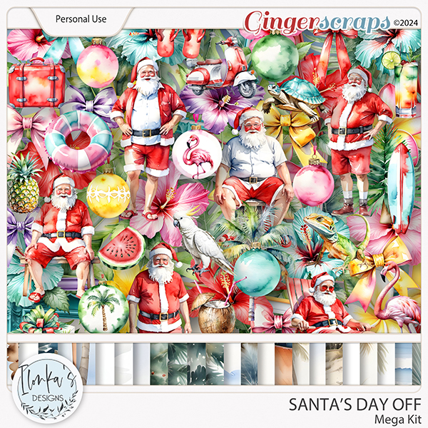 Santa's Day Off Mega Kit by Ilonka's Designs