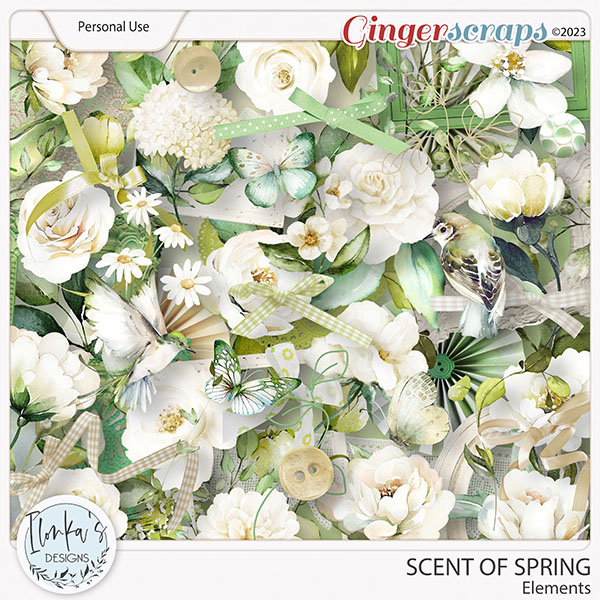 Scent Of Spring Elements by Ilonka's Designs 